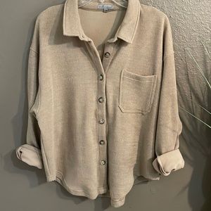 Tan shacket/ jacket